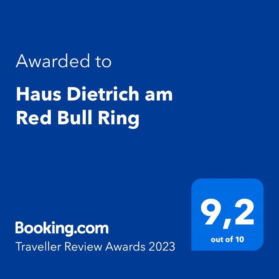 Haus Dietrich Am Red Bull Ring Spielberg Bei Knittelfeld Exteriör bild